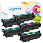 10 Toners cartouches Jumao compatibles pour HP Color LaserJet Pro M252n M252dw