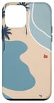 iPhone 12 mini Blue Tropical Beach: Waves, Sand, Clouds, Scene, Landscape Case