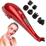 Elektrisk Delfin Massageapparat Ryggmassage Hammare Vibration Infraröd Stick Roller Cervical Kroppsmassage Typ A Type A