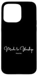 Coque pour iPhone 15 Pro Max Christians Faith Made to Worship Psaume 95.1 Verse biblique Girl