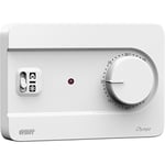 VEMER VE757500 OLYMPO - Thermostat d'ambiance pour Le Chauffage et la Climatisation, Pratique Bouton pour Régler la Température, Alimentation 230V, Blanc