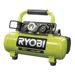 RYOBI - Compresseur à cuve 18V - 3,8 L / 0,6 CV - 8 bars - R18AC-0