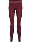 hummel First Seamless Women's Training Tights Burgundy