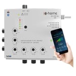 D-Home - Amplificateur TV TNT Intérieur 6 Sorties 23dB Connecté Filtré 4G-5G - Fonctionne avec App Mobile TV Finder