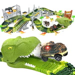 TONZE Circuit Voiture Enfant Dinosaure Jouet Enfant 3 Ans-Circuit Voiture Electrique Jeu, Voiture Cars Jouet Enfant 3 4 5 6 Ans Garçon Cadeau Enfant 3 4 5 6 Ans Garçon Fille