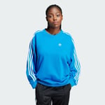 3-Stripes Oversized Crew Genser