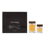 Dolce  Gabbana The One For Him 2 Piece Gift Set: Eau De Toilette 100ml - Eau De Toilette 30ml