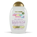 OGX | Shampooing Extra Strength Damage Remedy + Coconut Miracle Oil (flacon de 385 ml) – Shampoing réparateur au lait de coco – Soin pour cheveux secs et abîmés