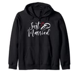 Just Married Zip Hoodie