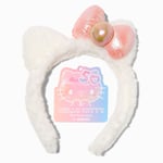 Claire's Serre-tête oreilles de chat en peluche en exclusivité chez Claire’s Hello Kitty® 50e anniversaire