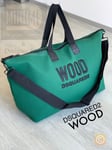 🆕DSQUARED2 WOOD WEEKEND BAG TRAVEL HOLDALL / SPORT Overnight BAG  BRAND NEW