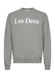 Les Deux Charles Sweatshirt Grå