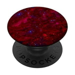 Cell Phone Button Holder Pop Out Grip Cool Red Nebula Galaxy PopSockets Grip and Stand for Phones and Tablets