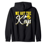 Homeowner We Got The Keys First Time Homeowner Housewarming Zip Hoodie