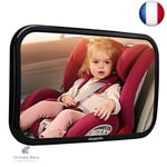 Akapola Rétroviseur Voiture Bébé Grande Vision, Miroir Bébé pour Sécurité Sièges