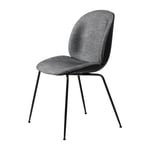 GUBI Beetle dining chair front upholstered conic base Plain 0023-black