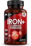 Gentle Iron Tablets Complex -Enriched with B12 & Vitamin C - Iron Supplements..