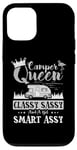 Coque pour iPhone 12/12 Pro Camping-car Queen Classy Sassy Smart Assy Fun Camping