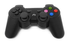 LeoFla Joystick Playstation 3 Wireless Controller sans Fil Manette de Jeu Noir