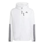 adidas Own The Run E 3S Veste Running Hommes - Blanc , Transparent