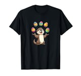 Cute Comic Otter Easter Egg T-Shirt