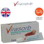 Virasorb Cold Sore Cream Tube Effective Itch Relief - 2g