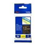 Brother TZE334 Tape 12 mm X 8 M, guld/sort