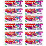 Colgate Toothpaste Kids Mint Flavour 3+ Years 50ML x 12