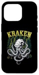 Coque pour iPhone 16 Pro Kraken Cryptozoologie Cryptozoologie Kraken