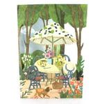 Paper Cut Art Cocker Tea Party Laser Cut Any Occasion Greeting Card By Alljoy Ca