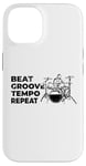 Coque pour iPhone 14 Tambour Musique Motivation Rock Artiste