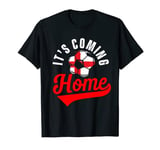 Coming Home Football Fan Player Soccer England Flag T-Shirt