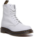 Dr Martens 1460 Pascal Womens 8 Eye Leather Boots In Off White Size UK 3 - 8