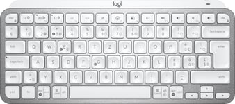 Logitech MX Keys Mini - tastatur - QWERTZ - Sveitsisk - blekgrå