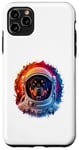 Coque pour iPhone 11 Pro Max Homme Femme Coloré Space Astronaute Rottweiler