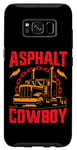 Coque pour Galaxy S8 Asphalt Cowboy Cool Truck Driver Design Trucker