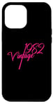 Coque pour iPhone 12 Pro Max 1982 Rose anniversaire fille 42ème année '82