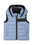 HUGO BOSS Baby Reversible Puffer Gilet, Medium Grey