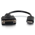 C2G HDMI to DVI-D Adapter - HDMI to Single Link DVI-D Converter - M/F - videokonverter - svart