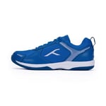 HUNDRED Homme Court Star Chaussure de Badminton, Blue/White, 43 EU