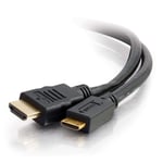 C2G 10ft (3m) High Speed HDMI to Mini HDMI Cable with Ethernet - 4K 60Hz HDMI 2.0 Gold Plated