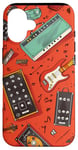 Coque pour iPhone 16 Guitare Pédale Ampli Cartoon Musique Lover Nouveautés Design