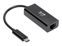 Eaton Tripp Lite Series USB C to Gigabit Ethernet Adapter USB Type C to Gbe 10/100/1000 - Adaptateur réseau - USB-C 3.1 - Gigabit Ethernet - noir