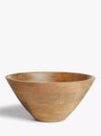 John Lewis ANYDAY Salad Bowl, 24cm, FSC-Certified (Mango Wood), Natural