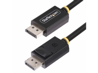 StarTech.com 1m DisplayPort 2.1 Cable, VESA-Certified, DP40 DP 2.1 Cable - DisplayPort-kabel - DisplayPort (hane) spärrad till DisplayPort (hane) spärrad - DisplayPort 2.1 - 1 m - passiv, 8K60Hz stöd, 4K144Hz stöd, 1440p stöd 240 Hz, upp till 40 Gbps