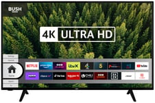 Bush 55 Inch DLED55UHDHDRS1 Smart 4K UHD HDR LED Freeview TV