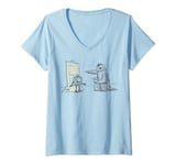 Disney Pixar Monsters Inc. Sulley Mike Boo V-Neck T-Shirt