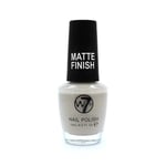 W7 Cosmetics Grey Nail Polish 15ml Matte Latte