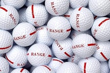 Second Chance 1 Piece White Range Golf Ball - 300 Ball Box