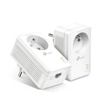 TP-Link TL-PA7017PKIT(FR) 1000 Mbit/s Nätverksansluten (Ethernet) Vit 2 styck